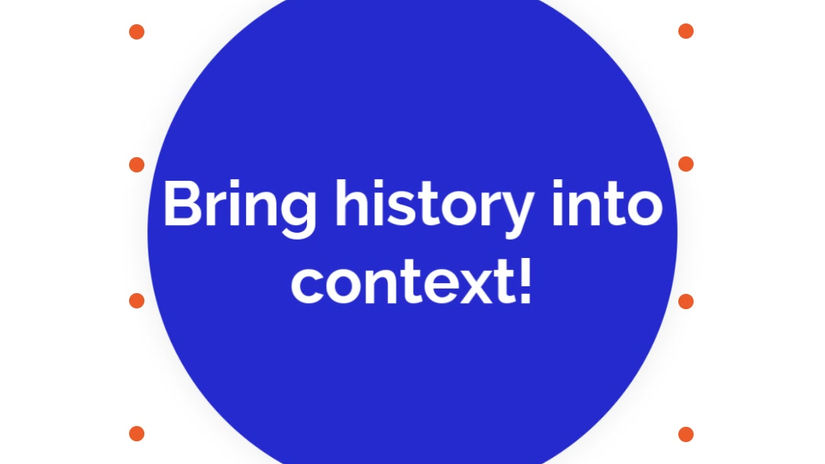 Follow the flow of history & events